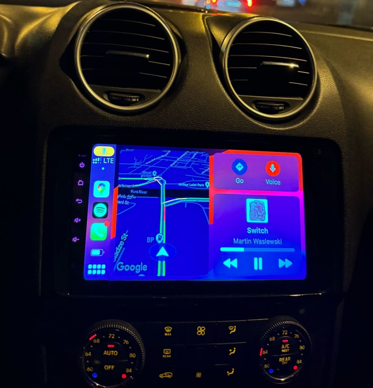 Radio Android Mercedes ML W164  GL X164