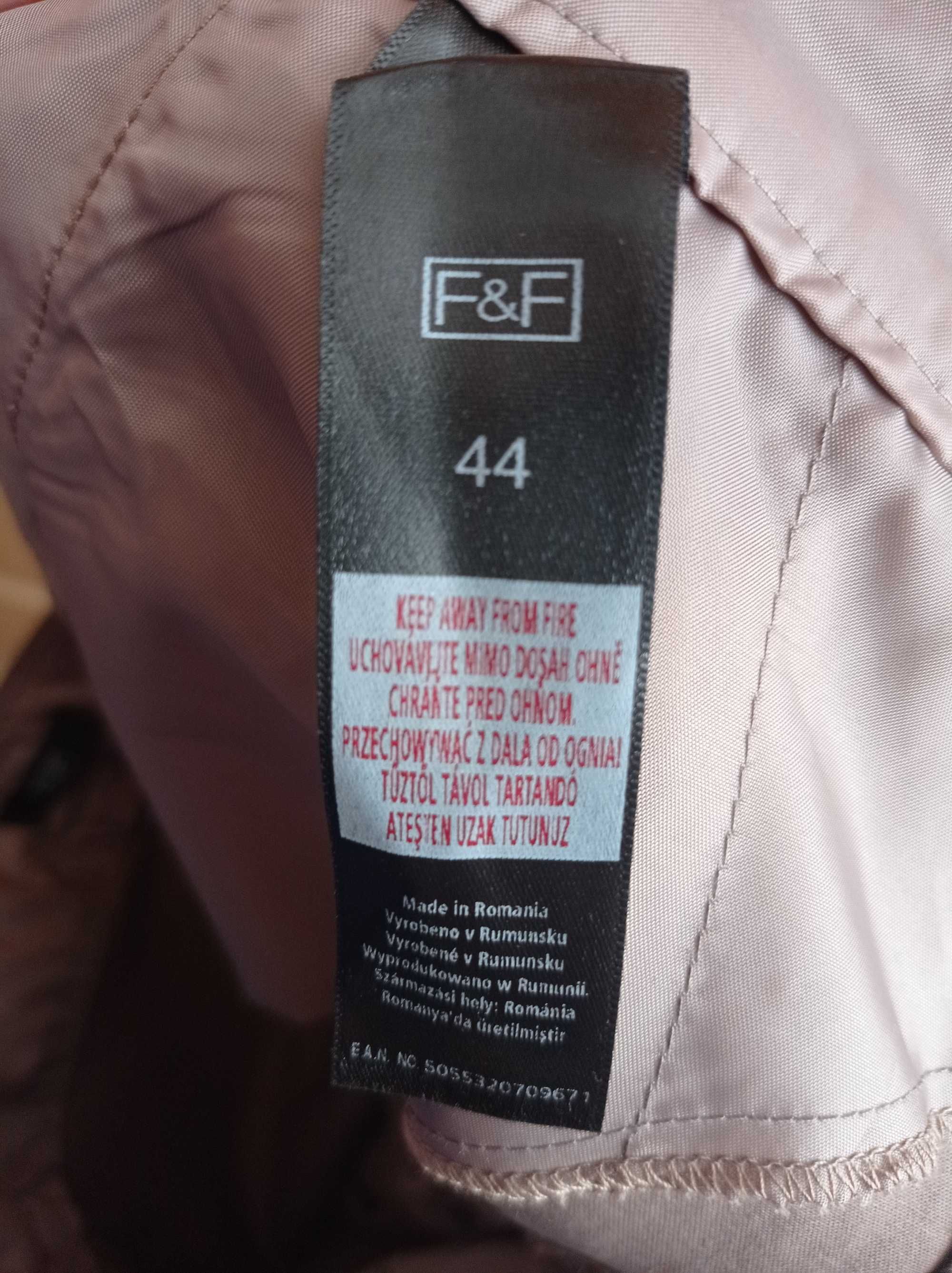 Spodnie Damskie F&F brązowe 44