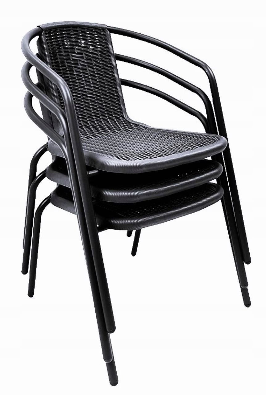 PREMIUM‼️Zestaw Mebli Ogrodowych 4x Krzesło + Stół FI60