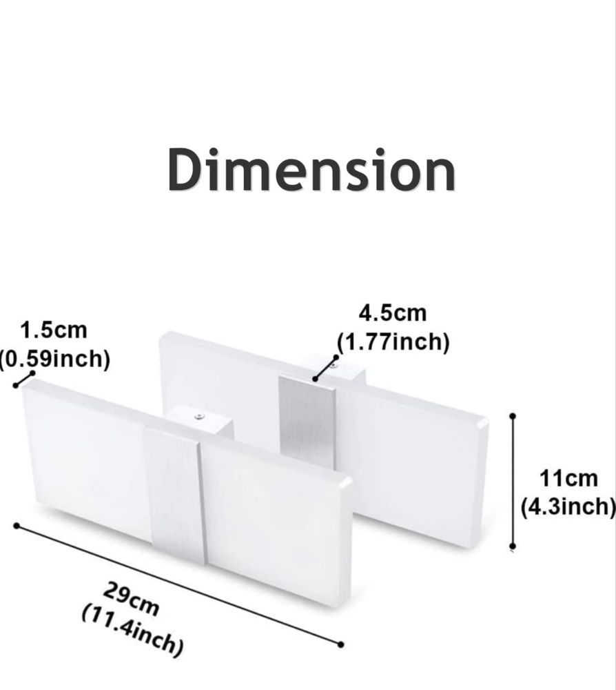 Led Wall Light 12W - 2 szt.
