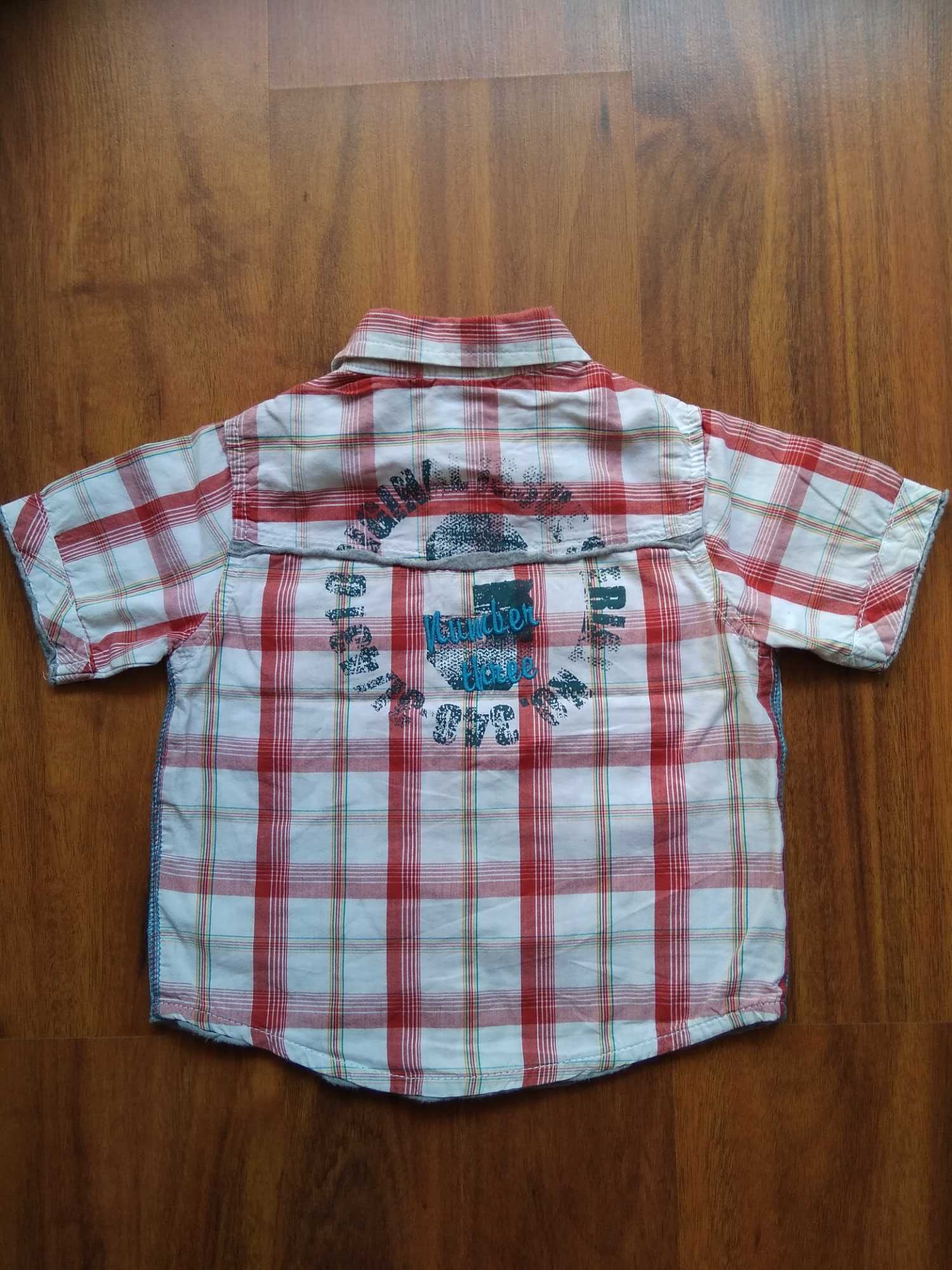 2 Koszule chłopięce r.86 H&M, Next