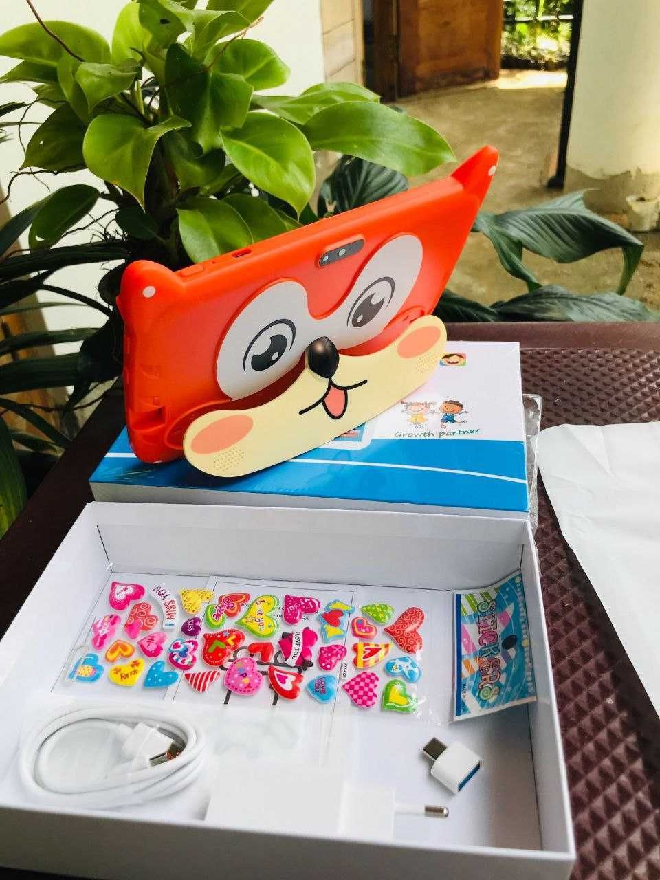Планшет Детский Kids Tablets 4/64Гб 4000 мАч с защитным чехлом Android