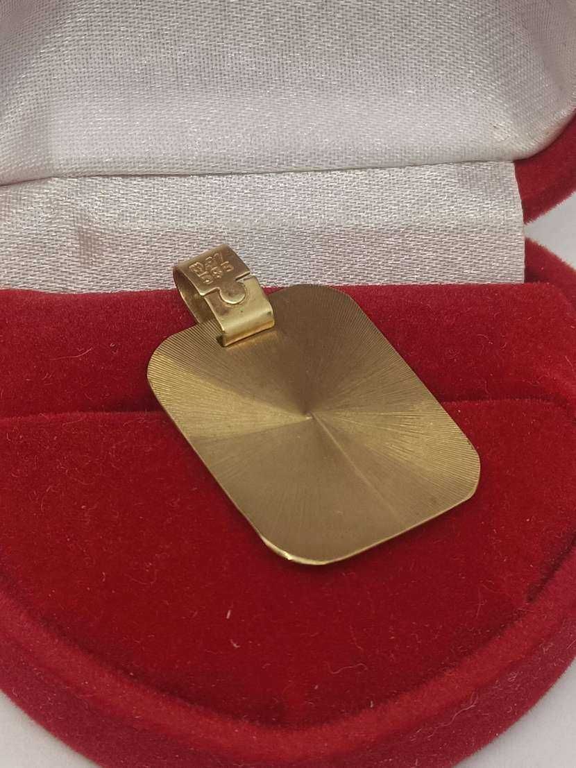Złoty wisiorek, złoto 14k, 2,61g, Krosno Betleja