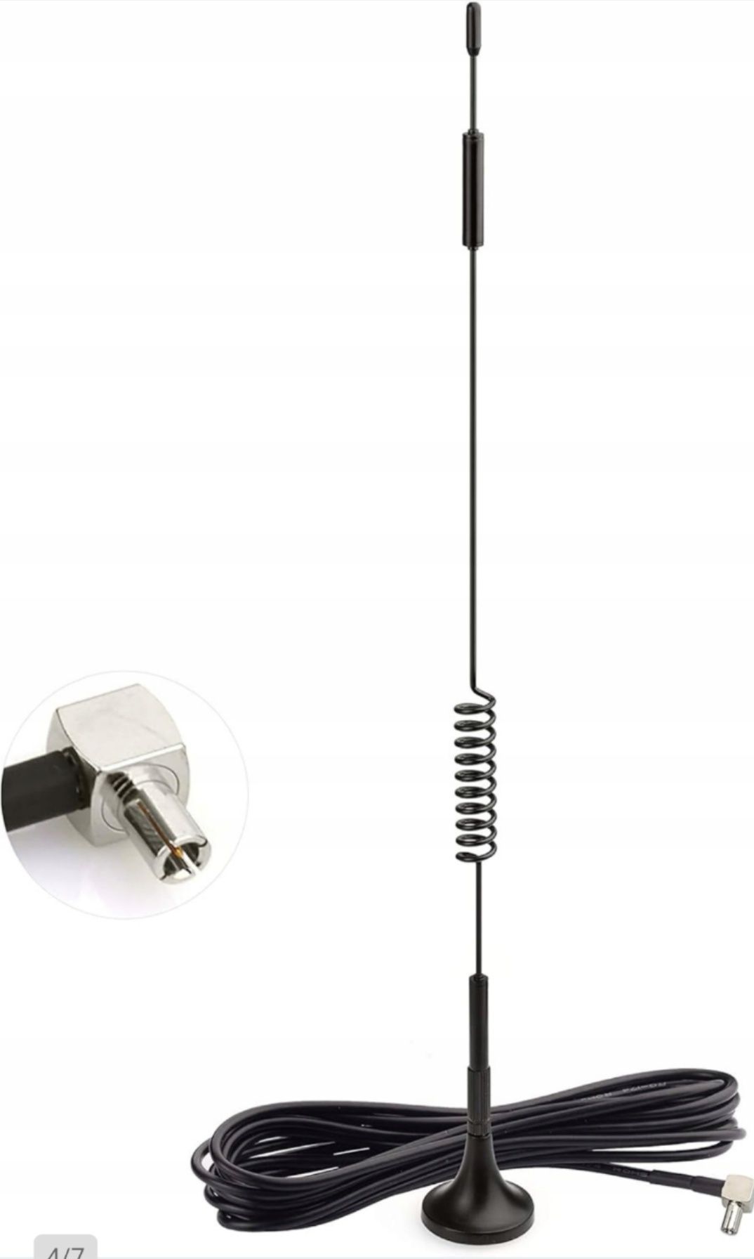 Bingfu Antena 4G LTE Omni TS9 adapter magnetyczny LTE 4G kom 2 szt