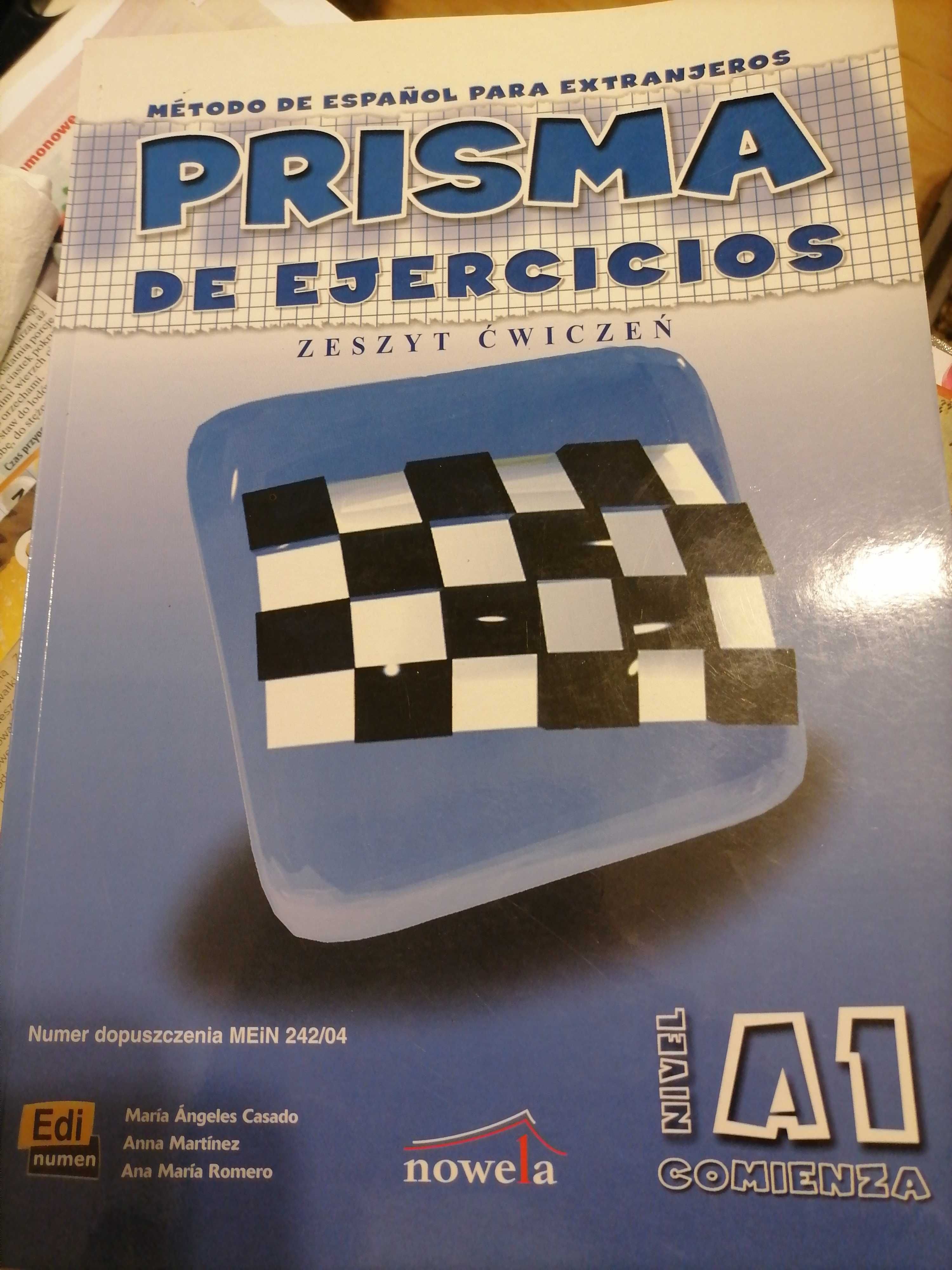 Nowe Prisma A1-ćwiczenia, j.hiszpański