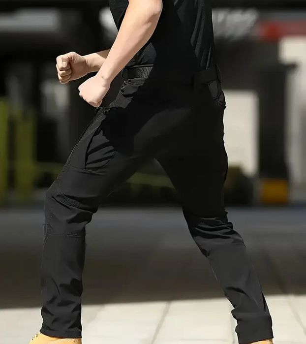 Чоловічі тактичні чорні штани