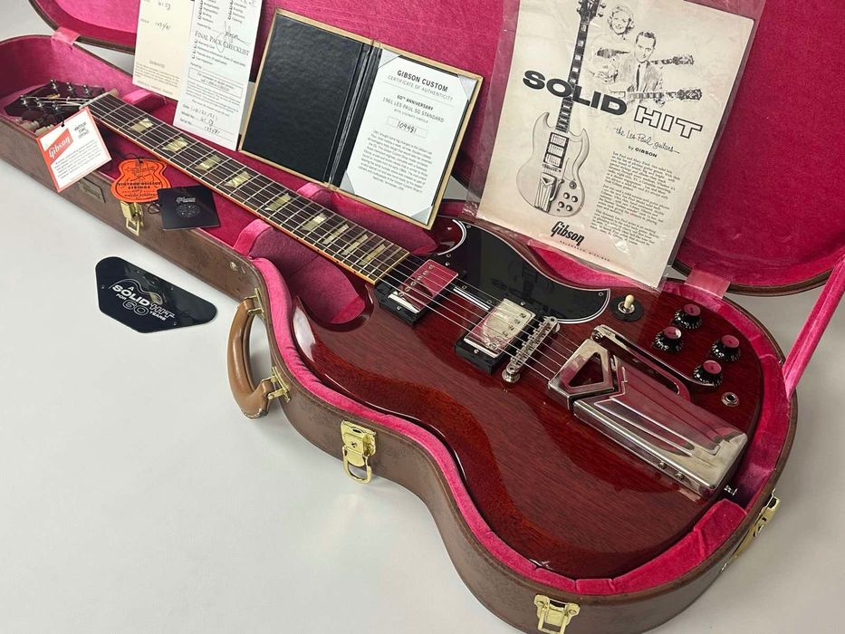Gibson Custom Shop SG 60th Anniversary 1961 Sideways Vibro(mint,4600$)