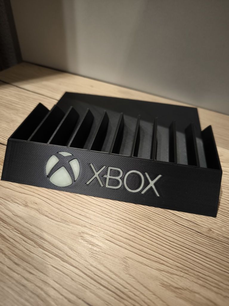 Stojak podstawka na gry Xbox napis Fluorescencyjny