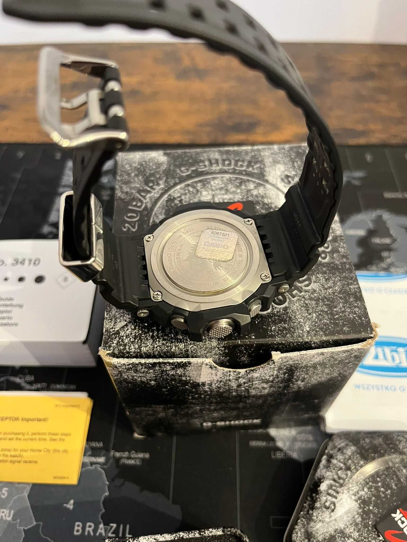 JAK NOWY, GW2L Zegarek Casio G-Shock RANGEMAN GW-9400 NOWY Full Set PL