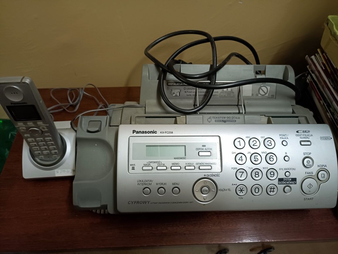 Fax panasonic, starszy model