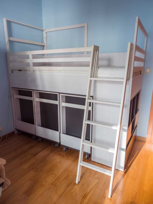 Łóżko Młodzieżowe VOX NEST + 3 kontenerki w zestawie