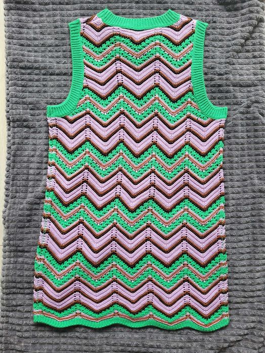 Kolorowa, dzianinowa sukienka - Asos