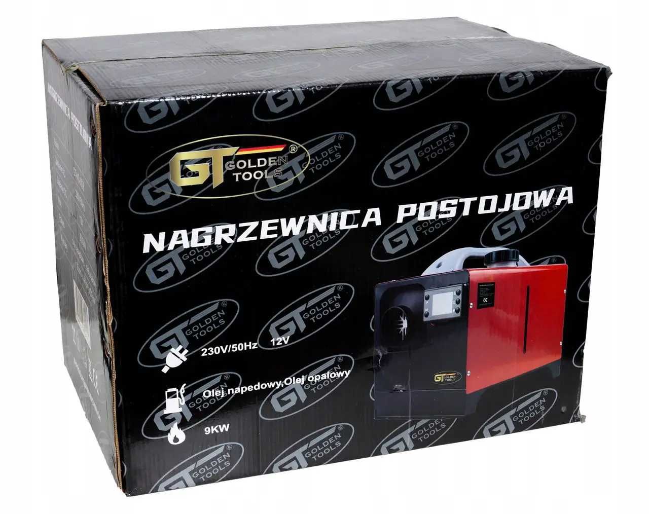 Вебасто Дизельний обігрівач 9 кВт 12В/220В Golden Tools GT-0008