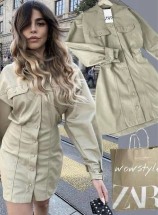 Сукня Zara еко-шкіра