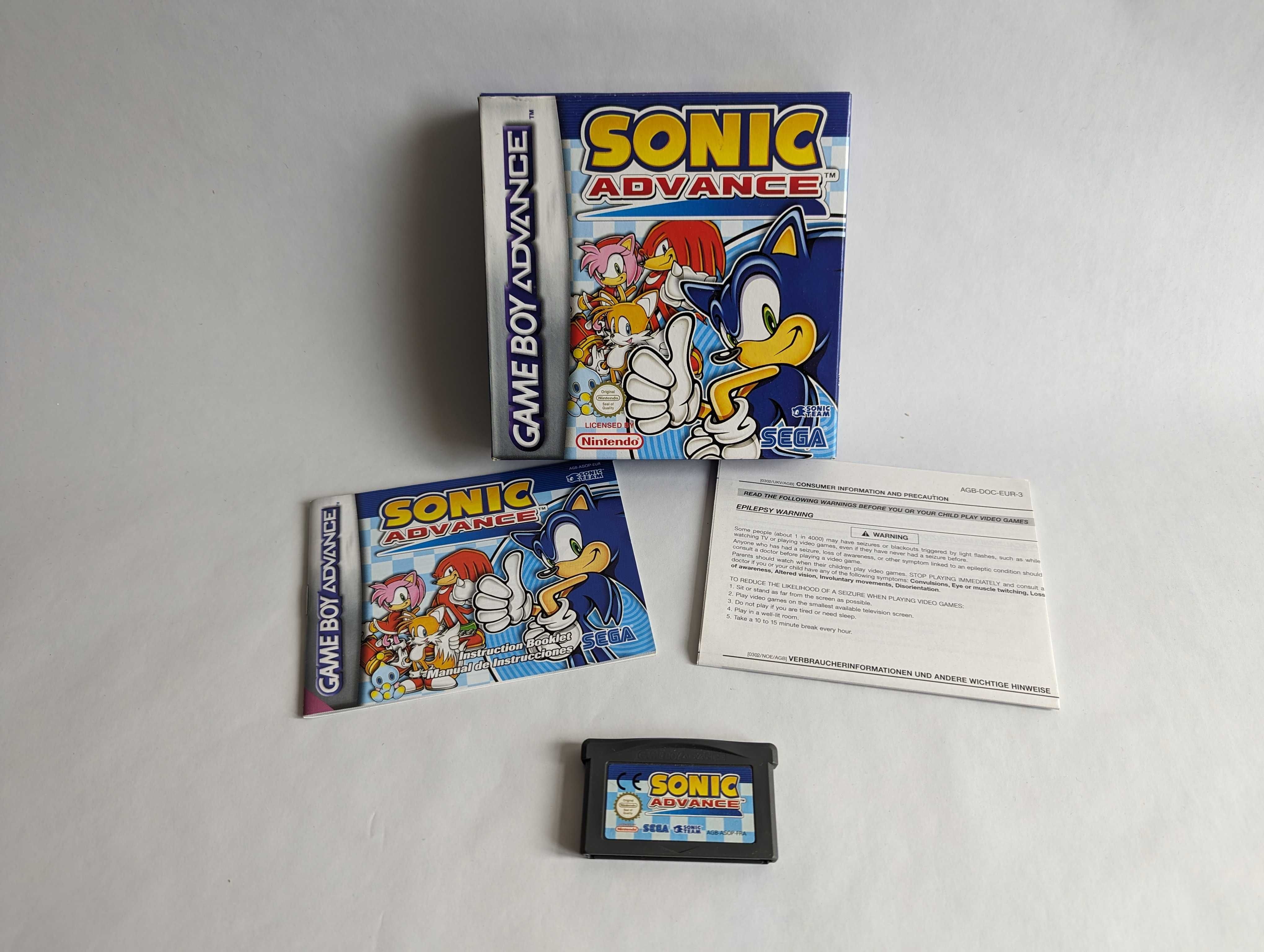 Sonic Advance ORIGINAL Completo - Gameboy Advance
