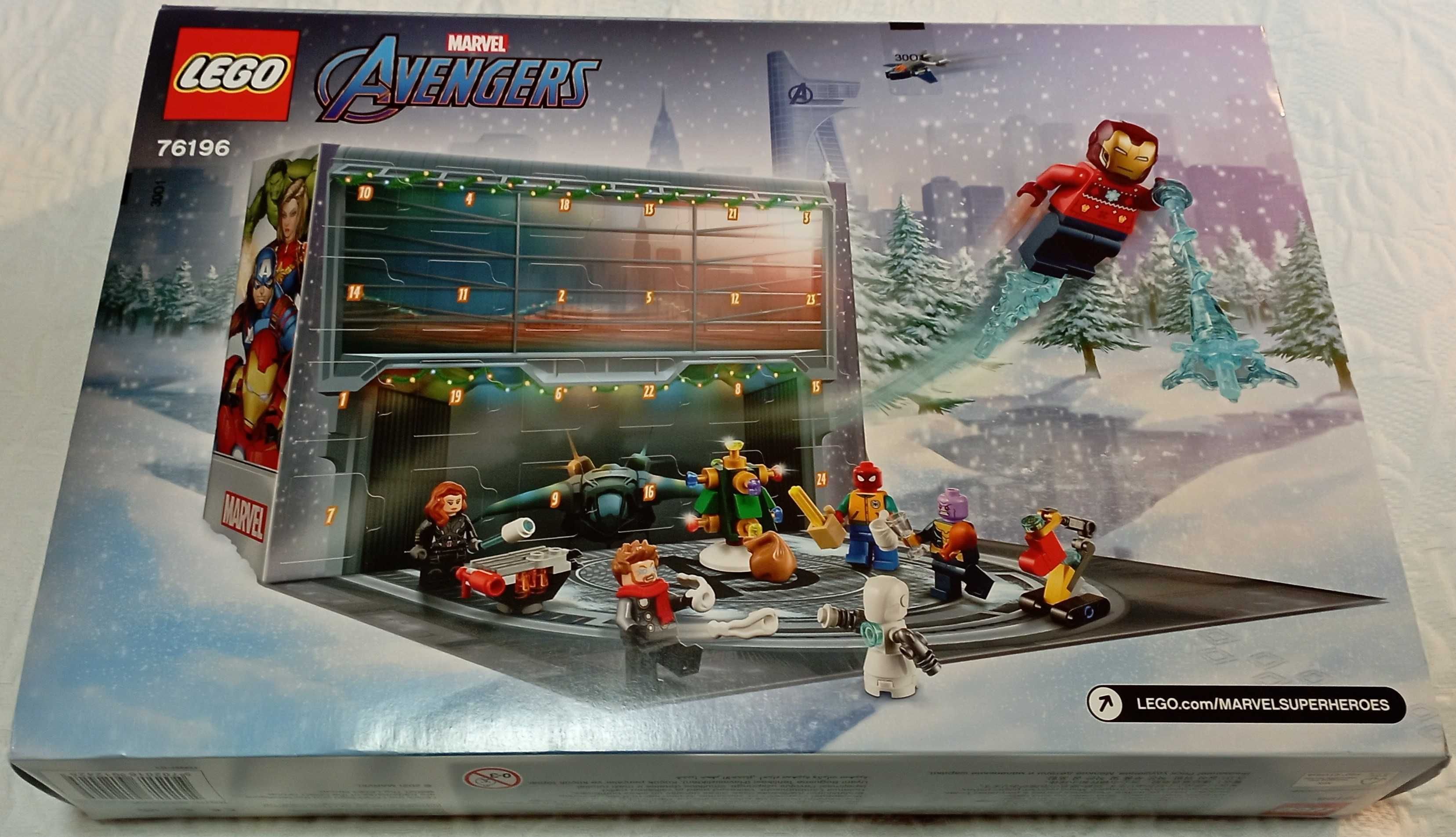 lego marvel 76196 the avengers advent calendar selado