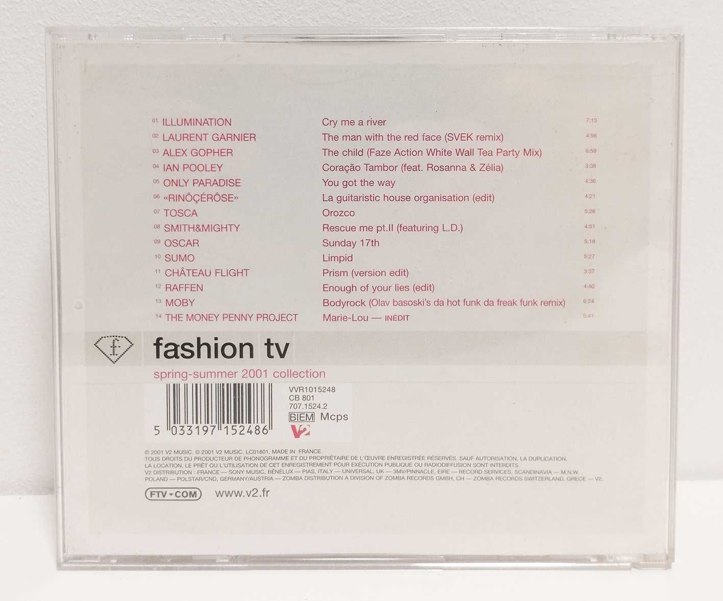 CD - Fashion tv (spring-summer 2001 collection)