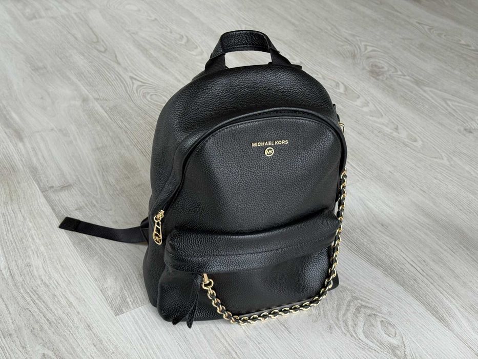 Чорний шкіряний рюкзак Michael Kors (оригінал)