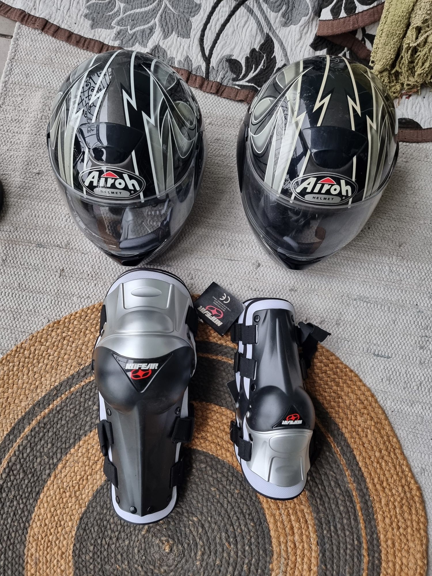 Kaski motocyklowe kask airoh ochraniacz okazja zobacz quad