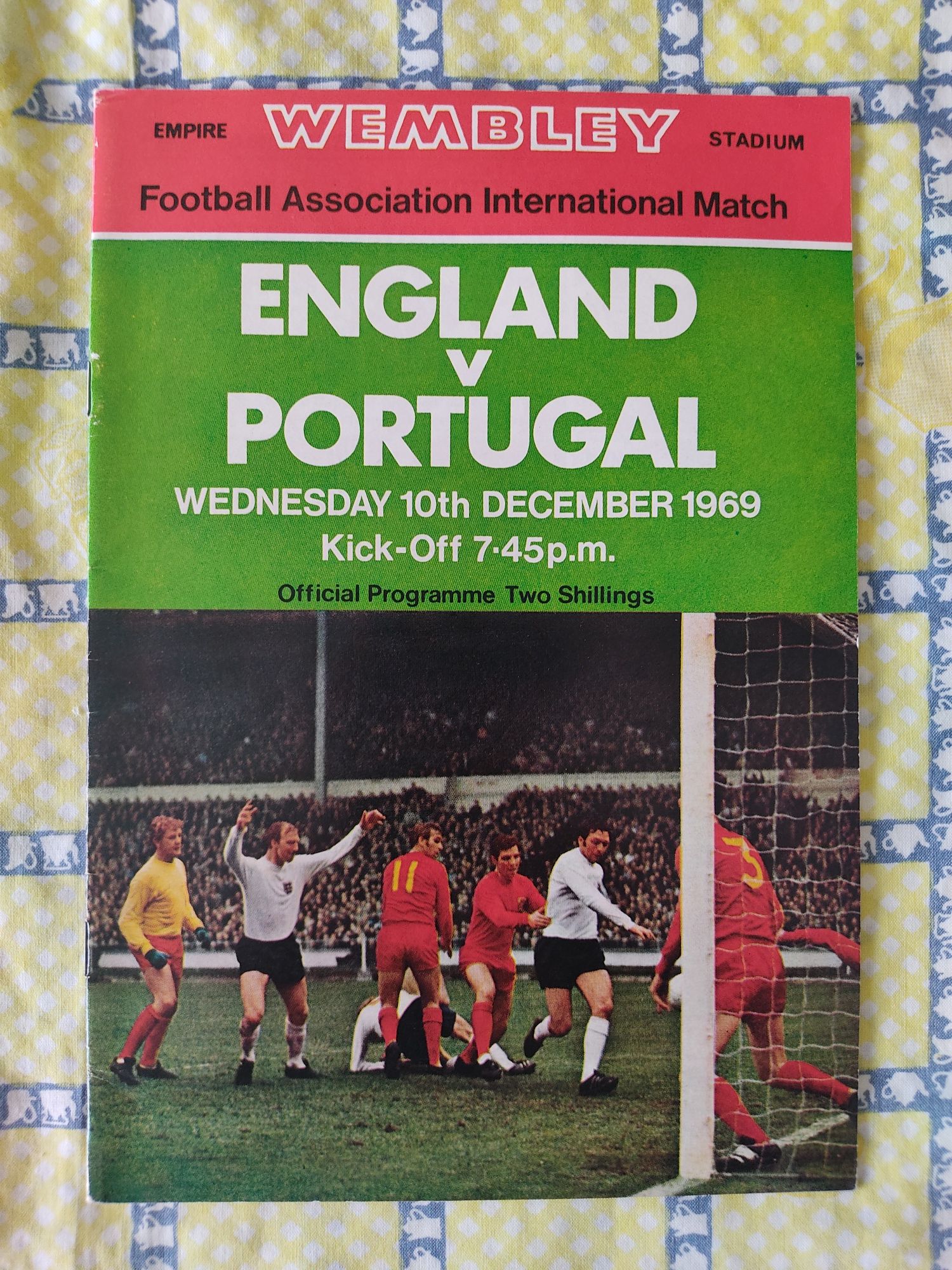 Programa inglaterra-portugal 1969