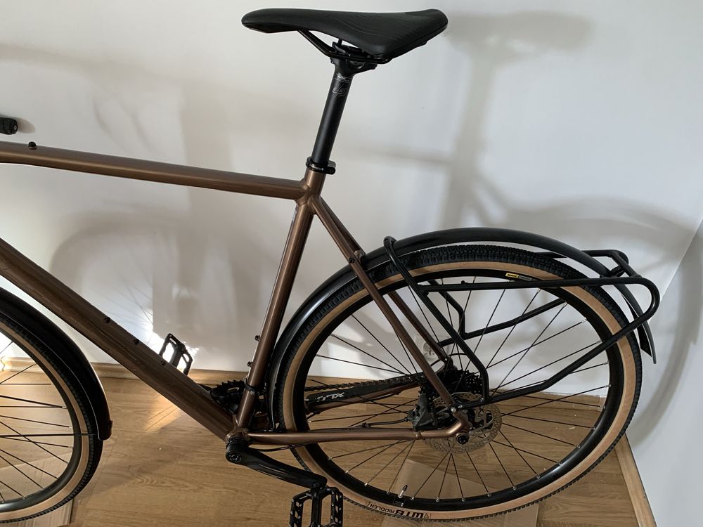Rower Gravel Szosa La pierre Cross Hill 3.0 - złoty