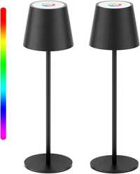 Aipsun 2 Pack 3W RGB bezprzewodowa lampa stołowa