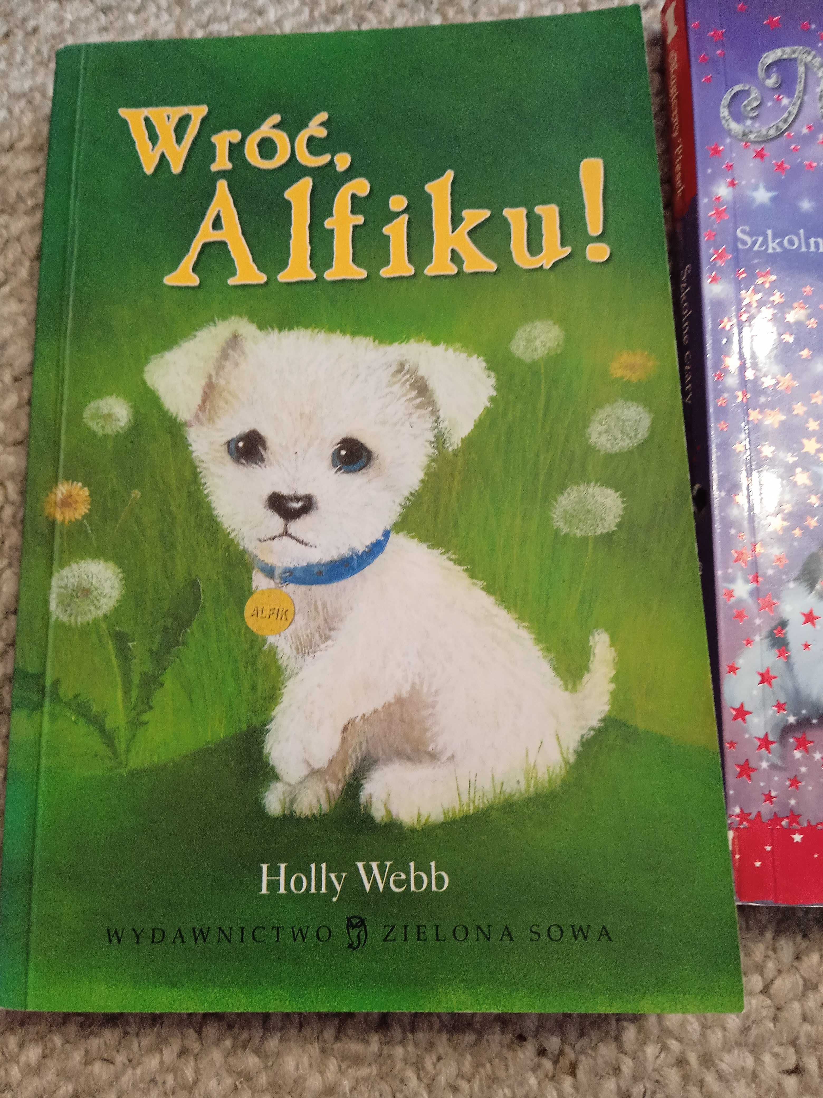 Wróć Alfiku, Holly Webb, książka o piesku