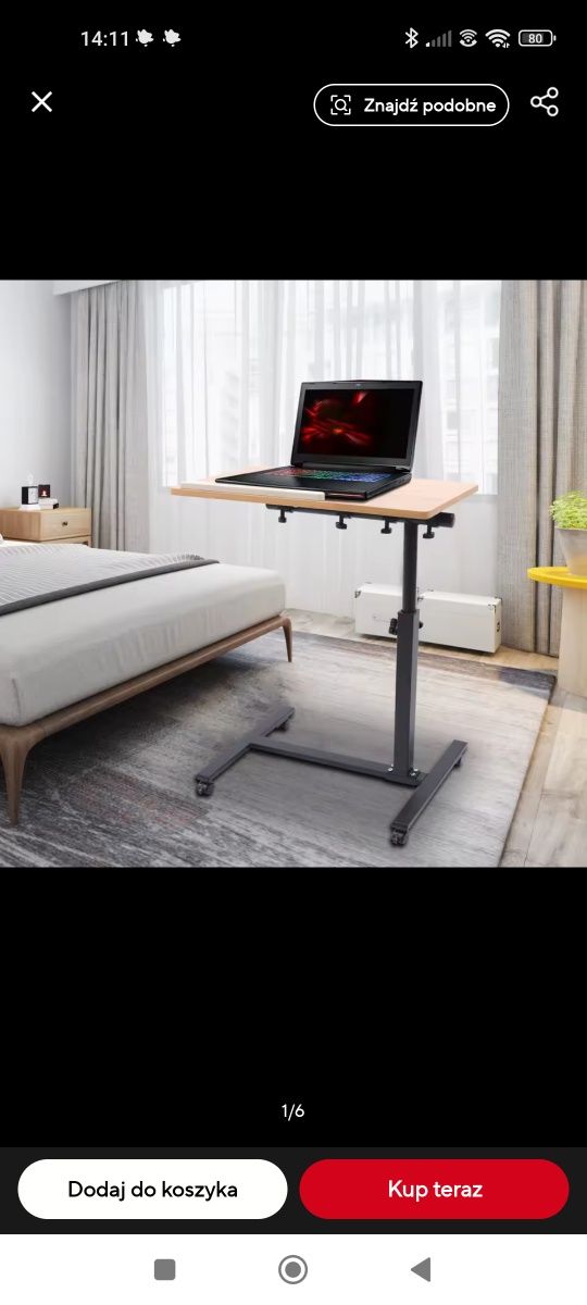 Stolik laptop komputer idealny do pracy