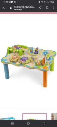 Drewniany stoliczek edukacyjny Melissa&Doug