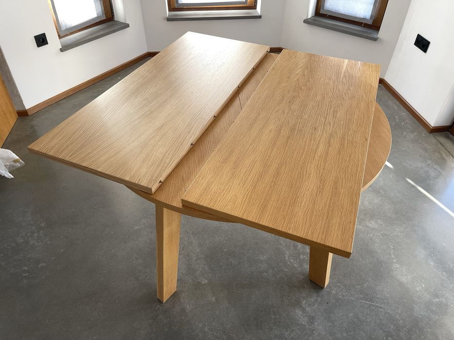 Stol rozkladany fornir debowy 115-211cm
