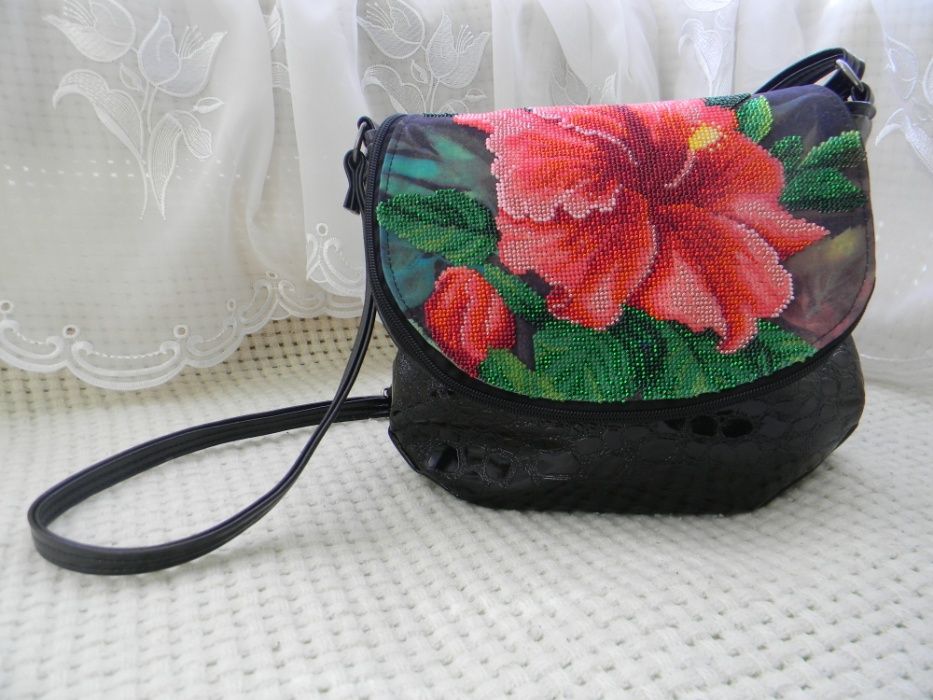 Сумка «Гібіскус» ручної роботи