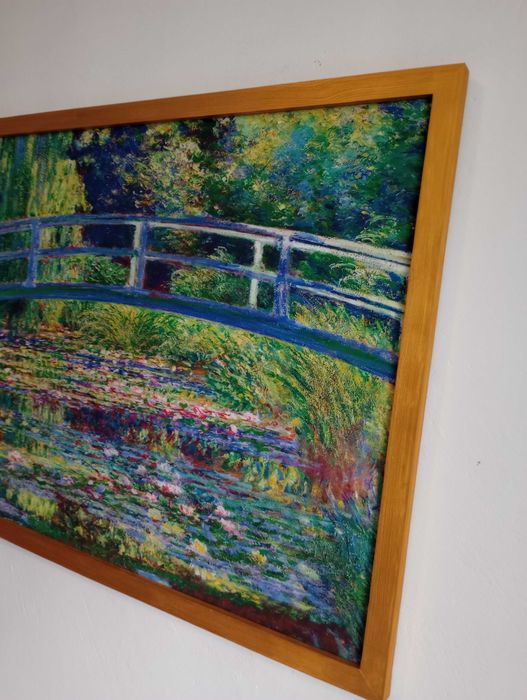 Obraz na płótnie -Japoński most, Claude Monet, 50x70cm