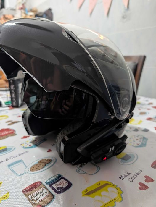 Capacete modular M com Bluetooth