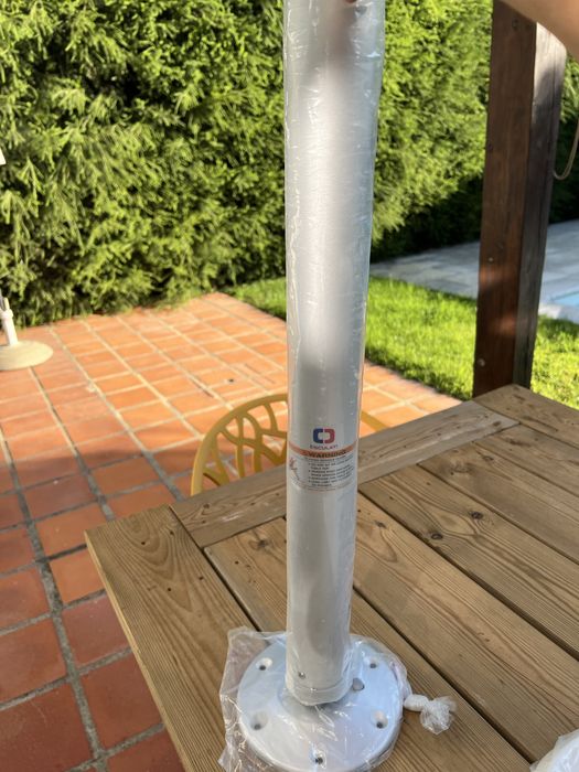 Mesa oval para barco