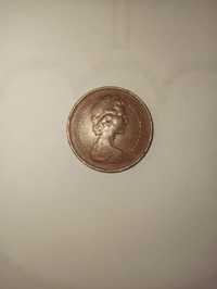 Moneta z Królowa Elżbieta z 1975
