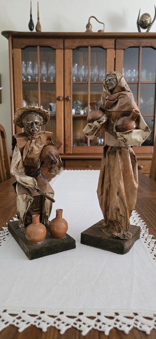 Casal feito em Espiga de Milho