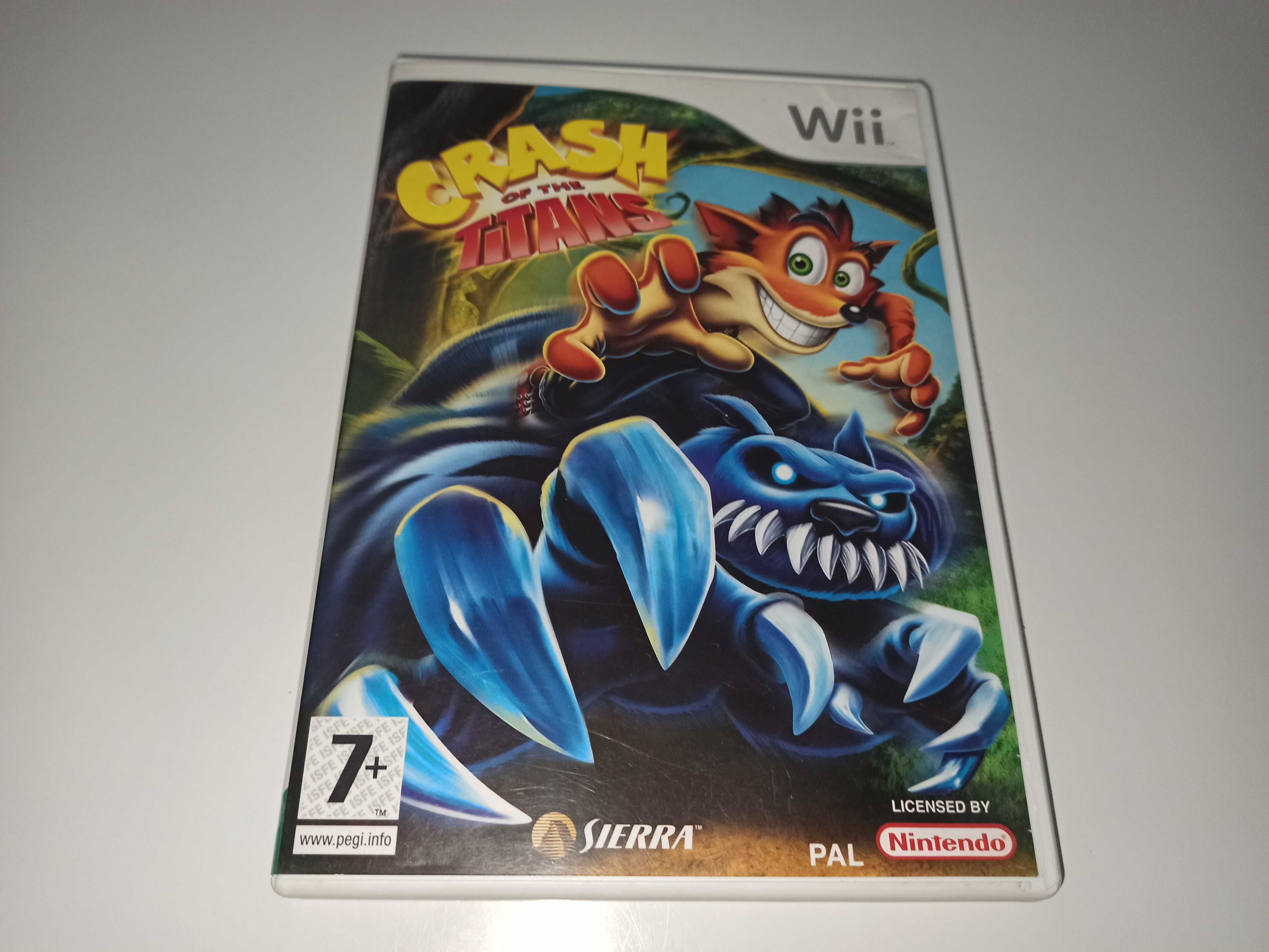 nintendo wii CRASH BANDICOOT CRASH OF THE TITANS platformówka