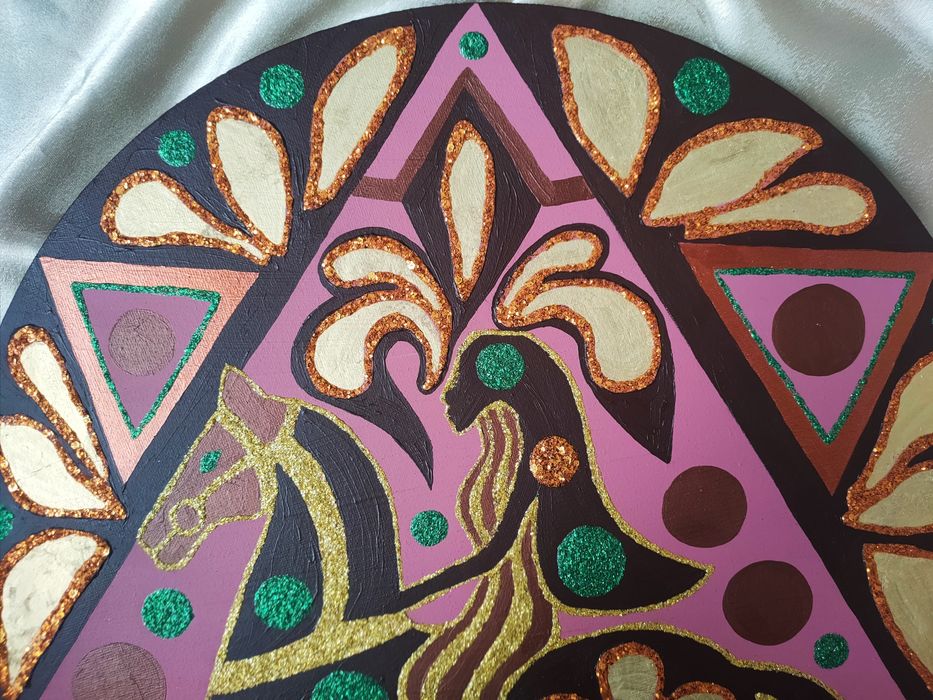 Картина Новогодний конь