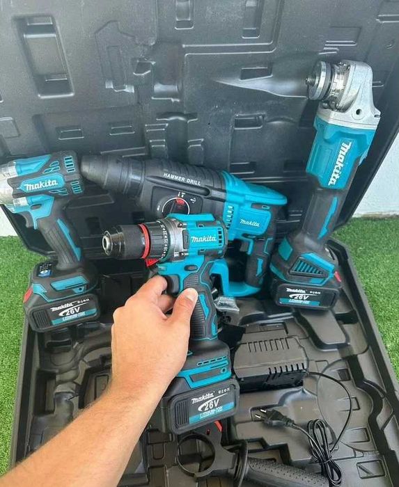 Увага -40%‼️ Набір 3в1 Makita 48V (Шуруповерт + Болгарка + Гайковерт)