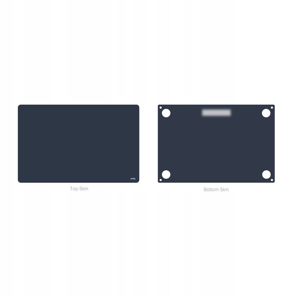 Folia do MacBook Air 13 M2 2022 Skin Set Midnight skin 2w1 góra dół