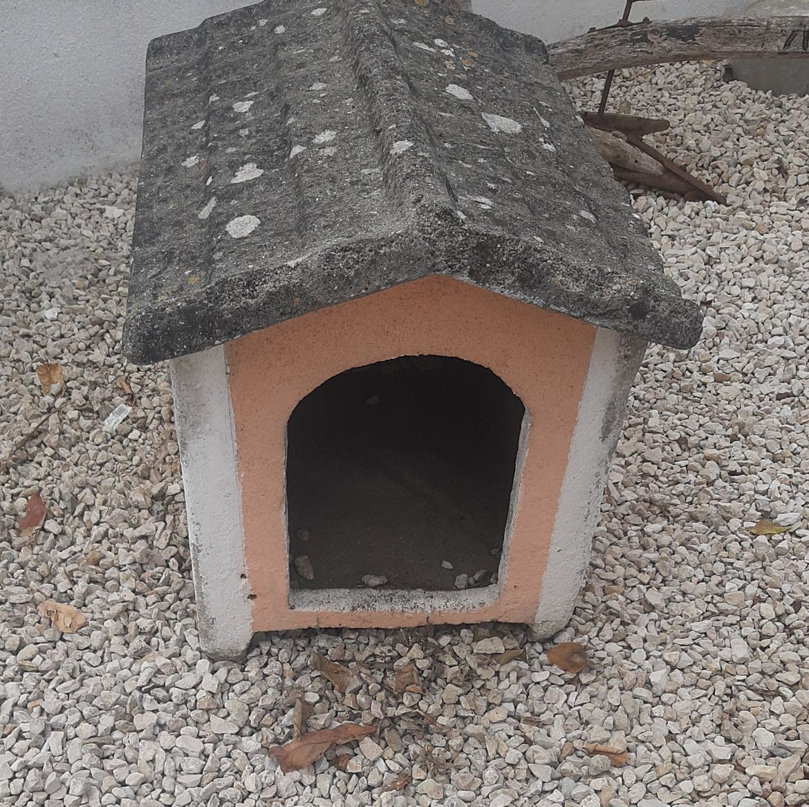Casota cão cimento