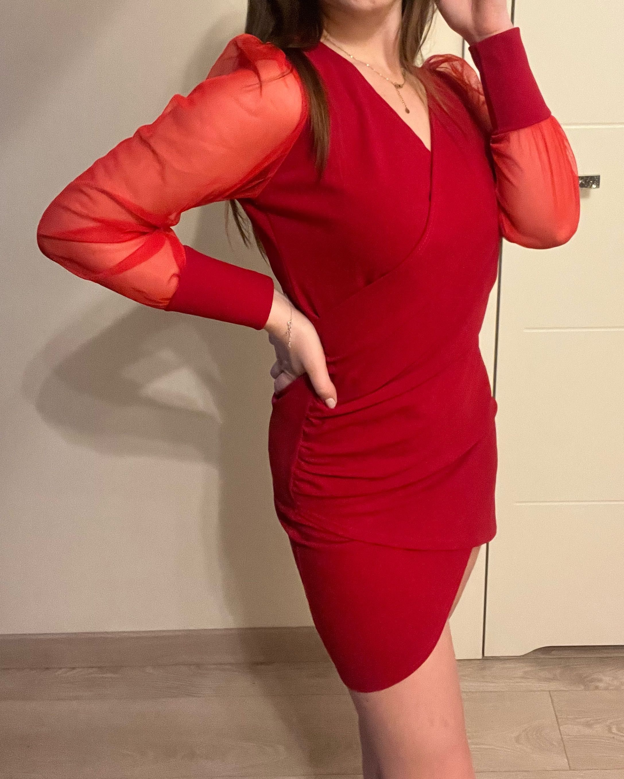 Sukienka czerwona nowa z metką magmac