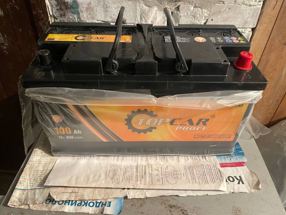 Аккумулятор Topcar Profi 100Ah 850A 12V