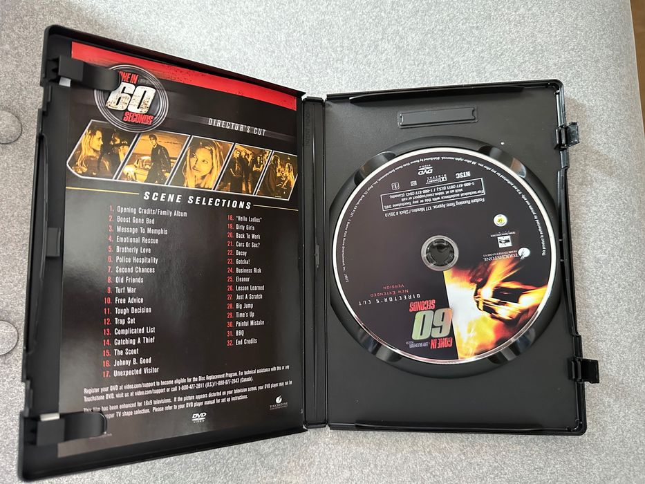 GONE IN 60 SECONDS – Director’s Cut (DVD, REGION 1)