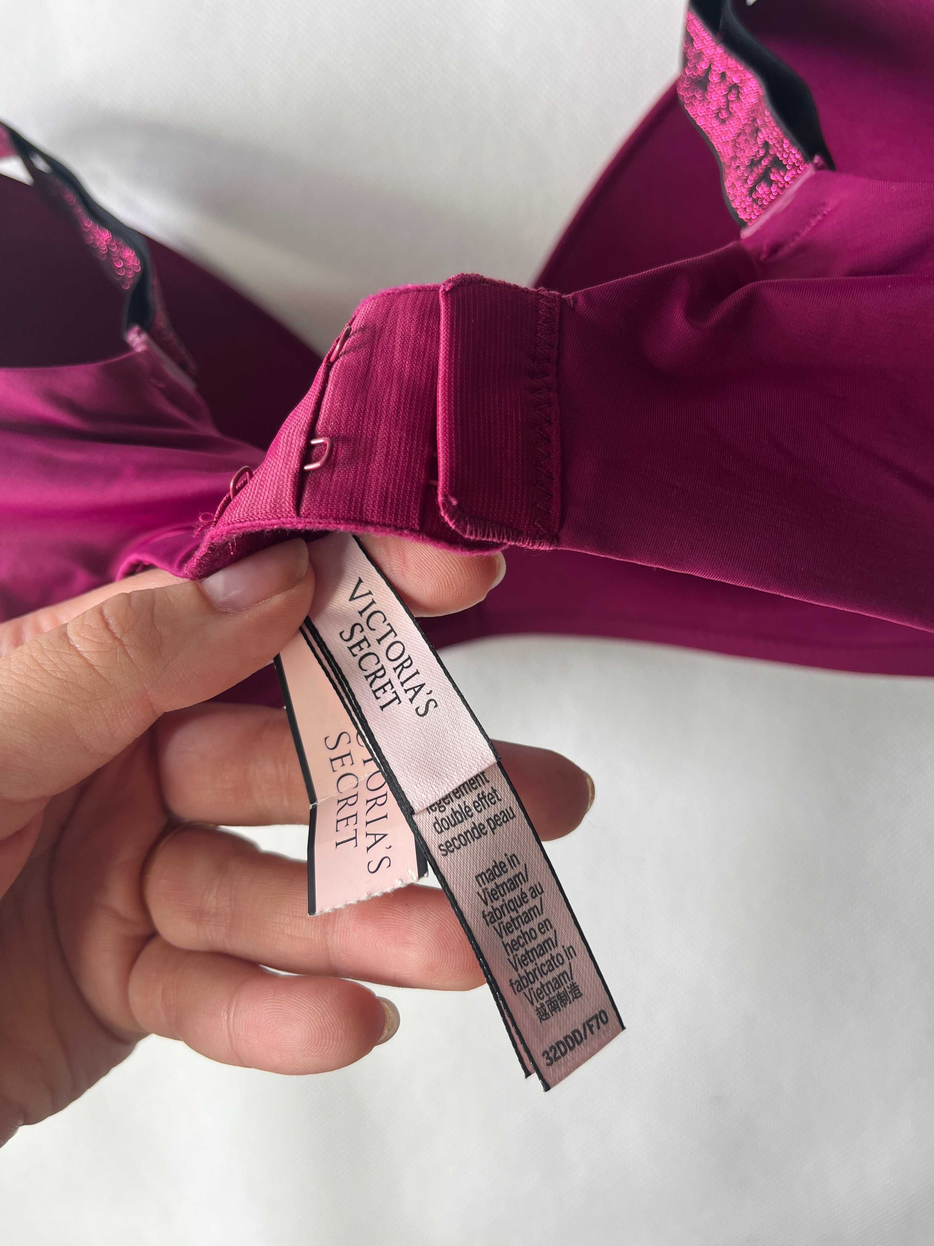 Różowy fuksjowy biustonosz stanik Victoria's Secret  32DDD / 70F