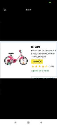 Vendo bicicleta criança.