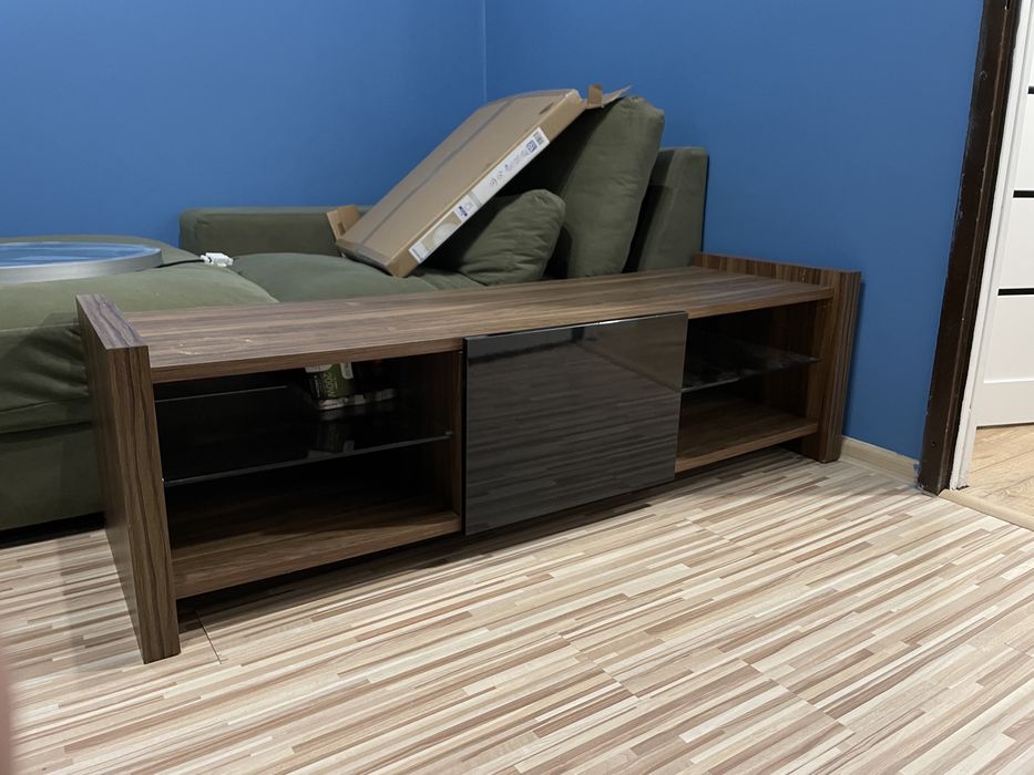 Szafka pod TV RTV agata meble ciemny orzech