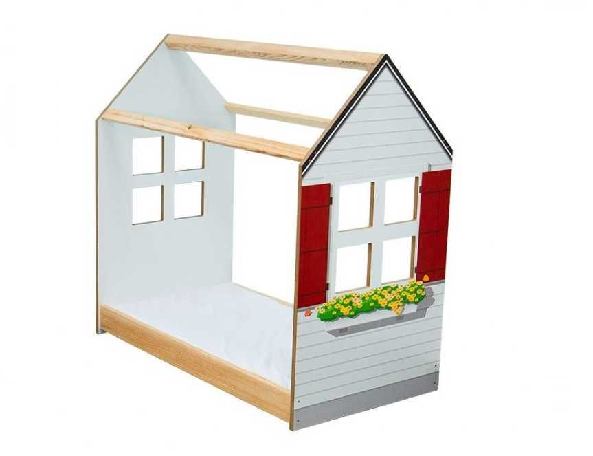 Drewniane łóżko domek – Marzenie twojego dziecka