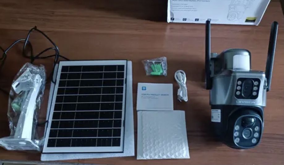 Зовнішня бездротова камера 4K 8MP 4G SIM-карта ВІДЕОКАМЕРА V380Pro PTZ