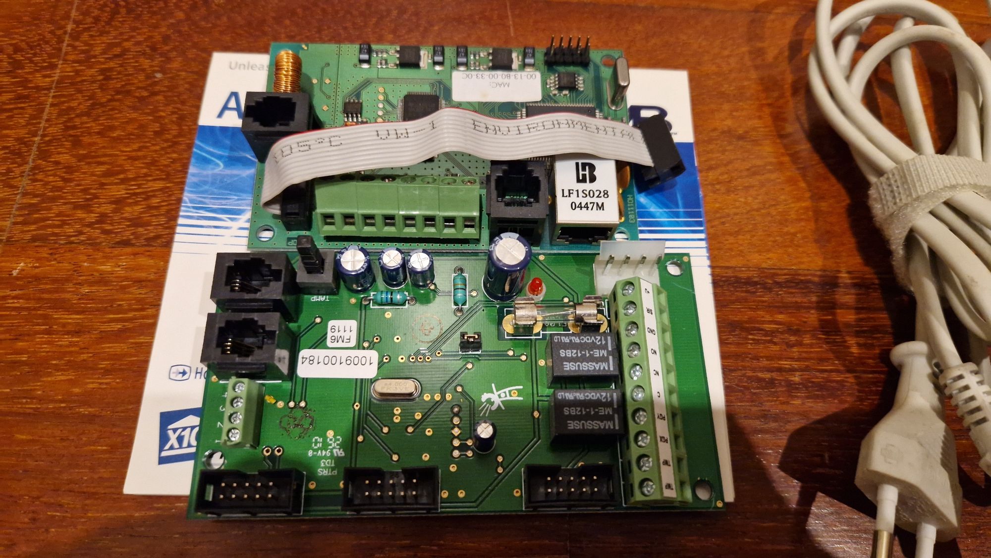 Modulos X10 para domotica